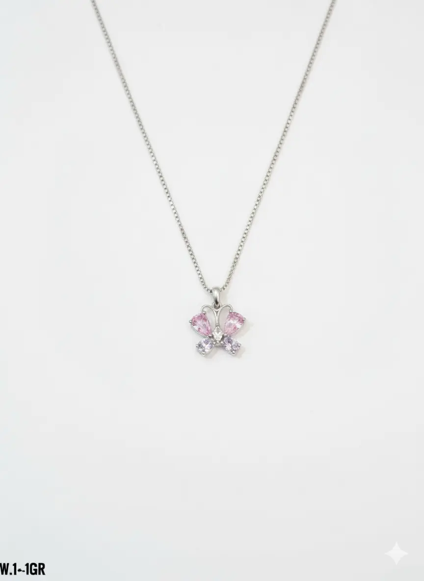 Silver-necklace-with-flower-pendant1